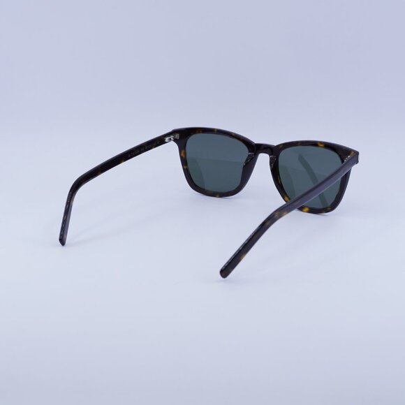Saint Laurent SL716 SLIM 002 Sunglasses Havana Square Frame, Grey Lenses - Picture 4 of 11